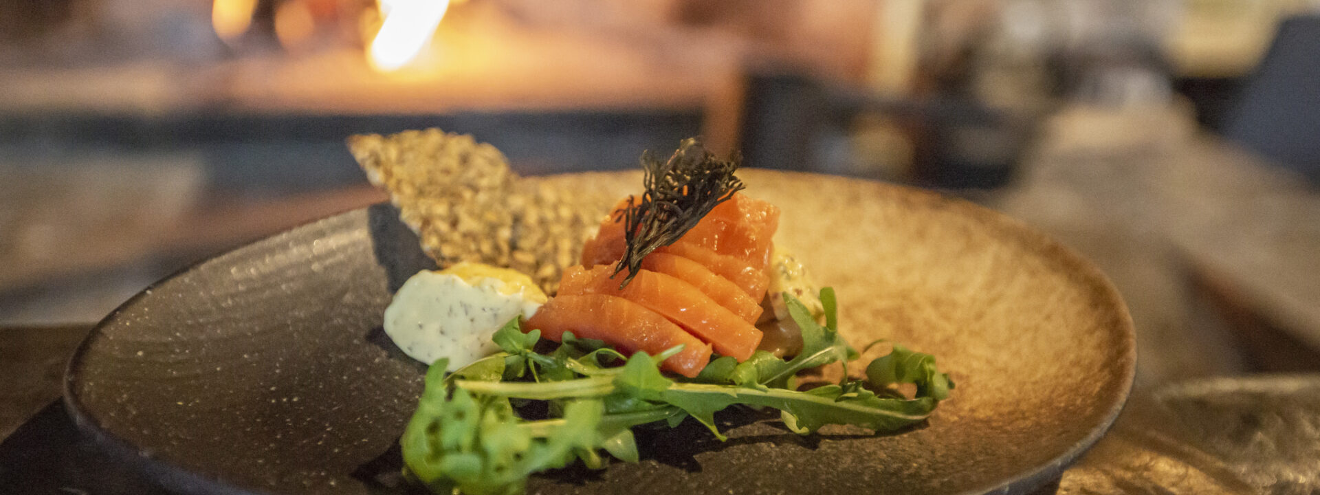 Laks og tangknekkebrød, smia Kristiansund